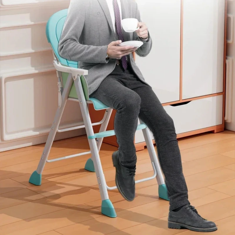 135 Foldable Baby High Chair Multi-Functional Dining Chair for Home Hotel and Restaurant Use Portable Feeding Seat