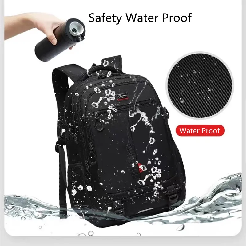 Middle High School Backpack Travel Backpack Outdoor Laptop Student Shoulder Orthopedic Bag Large Capacity Water Proof Mochilas