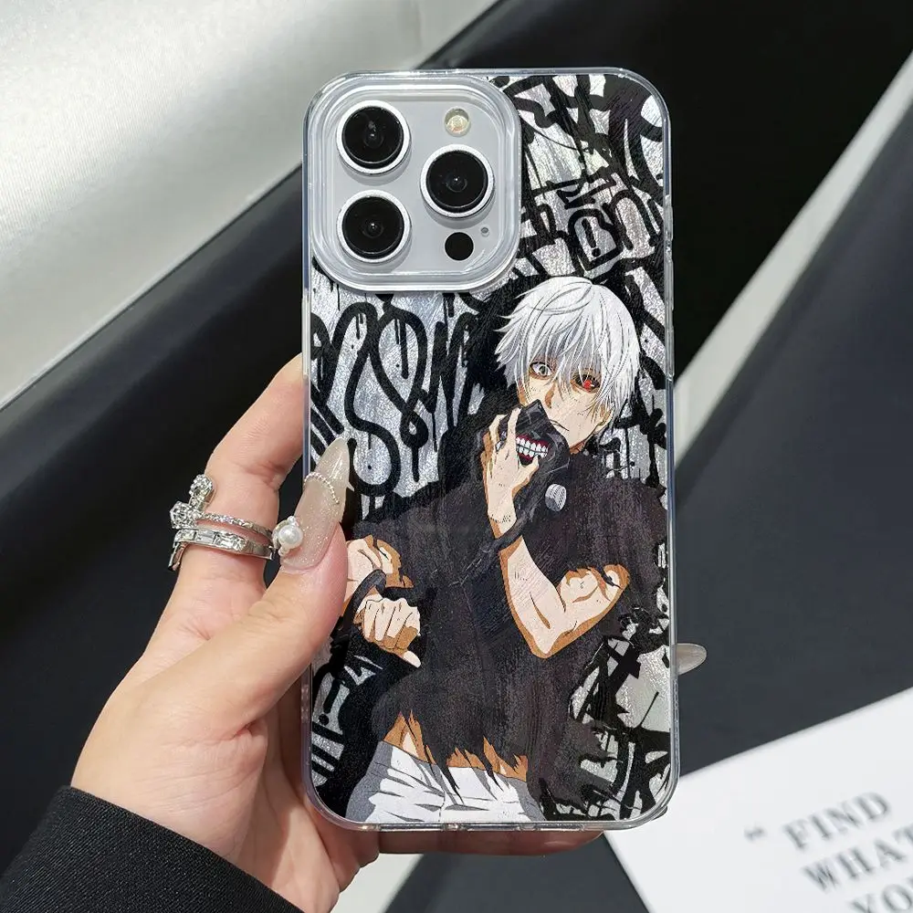 Anime Tokyo Ghoul Feather Texture Hard Phone Case