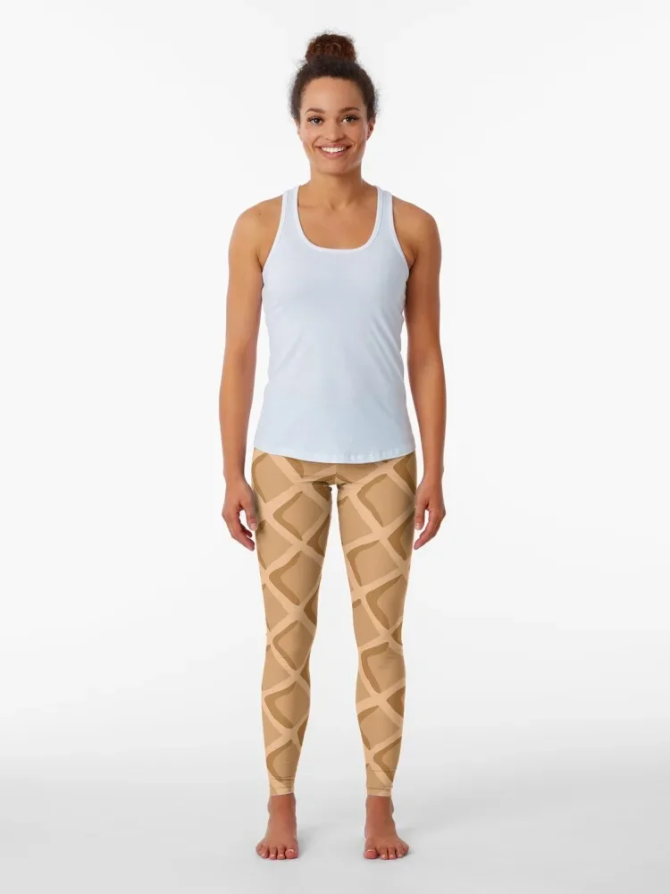 Icecream Waffle Cone Leggings Women's high waist Sports pants for Sweatpants Womens Leggings