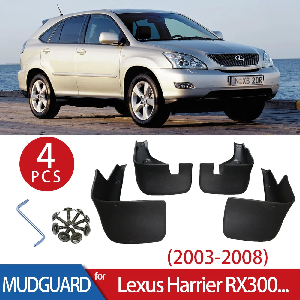 

Car Mudguard for Lexus Harrier RX300 RX330 RX350 RX400h XU30 2003 2004 2005 2006 2007 2008 Fender Mud Guard Flap Splash Mudguard