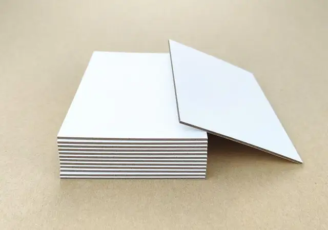 2mm Thickness Size A5 Plain Kraft Chipboard Sheet Heavy Duty