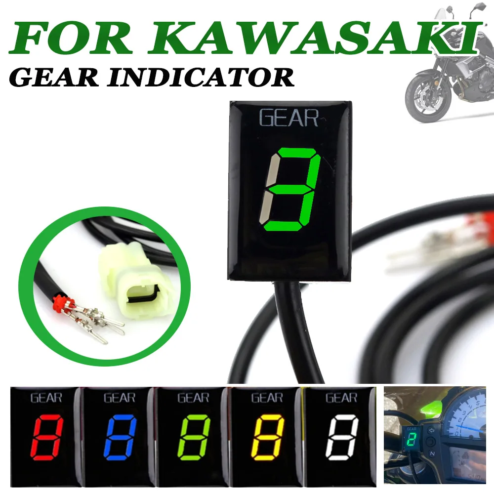 Motorcycle Ecu Direct Mount 1-6 Speed Gear Display Indicator For Kawasaki ER6N Ninja 650 Ninja 300 Z750 Z900 Z800 Zx6R Vulcan S