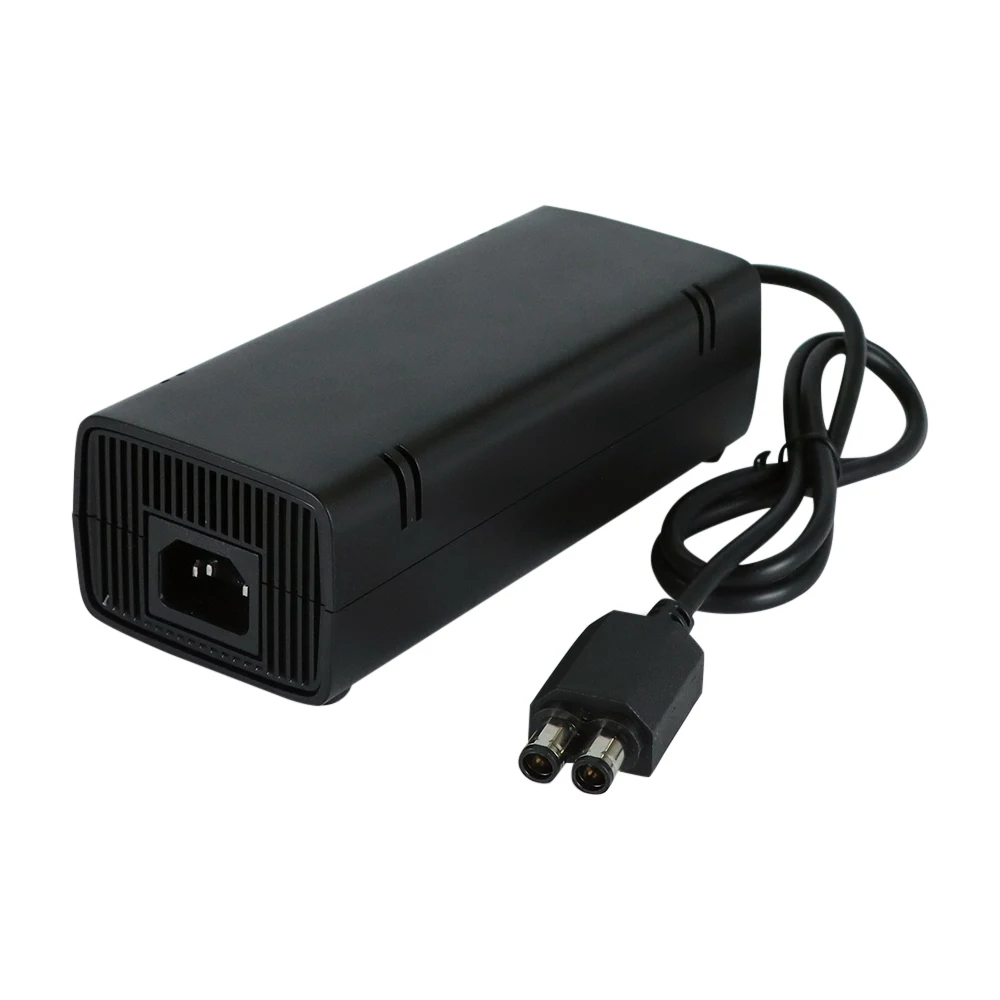 Power Supply Power Adapter Game Console Power Adapter 100~240V 135W AC Adapter Replacement Charger with Cable Auto Voltage Low Noise for Xbox 360 Slim Console