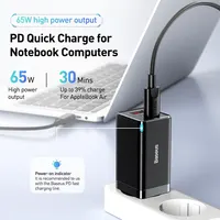 Baseus 65W GaN Charger Quick Charge Type C Phone Charger USB Charger Portable Fast Charger For Laptop iPhone 17 16 15 14 13 - Image 2