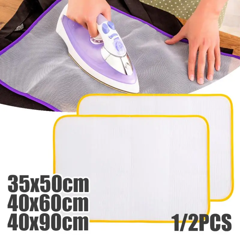 3sizes Anti-scalding Insulation Pad Board For Clothes Protective Cloth Guard Heat Resistant Ironing Sewing Tools Mesh Fabric