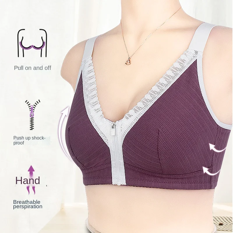 High Impact Sports Bra Zipper Yoga Bras Women Shockproof Push Up Brassiere  Spots Top Crop Underwear Fitness Gym Shirt Sportswear