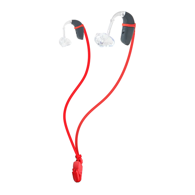 Hearing Aid Clip Clamp Rope Elastic Rings Prevent Lost Hearing Aids