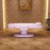 Factory Hot Sale Foldable Electric Pink Curved Salon Eyelash Beauty Spa Facial Massage Table Bed Lash Beds 6