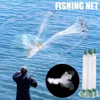 Multi Size Fishing Net Trap Mesh Monofilament Gill Net Netting Sea Fish NetTackle Design Fishing Tackle Cast Gill Feeder Fishing