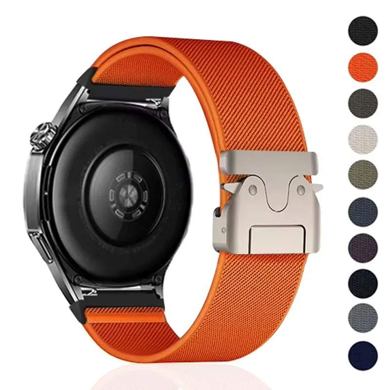 Nylon Loop Sport Watch Band - Versatile and Adjustable 20mm/22mm Strap