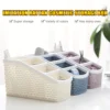Space-Saving Pink Desk Organizer Rack: Compact 4-Tier,Durable Plastic Storage for Remote Controls, Accessories & Office Supplies 3