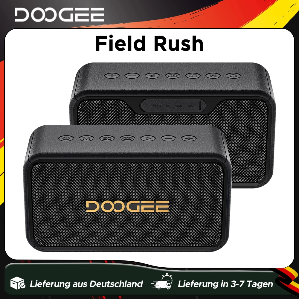Enceinte Bluetooth portable DOOGEE Field Rush 130W, basses puissantes, boombox, étanche IP67, boîte à musique sans fil 1