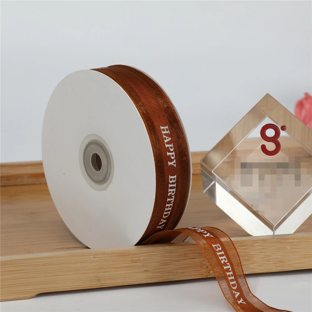 JchEnye Nastro di organza trasparente bianco, 2 cm × 45,7 m, confezione regalo, fatto a mano, decorazione per confezioni regalo natalizie, confezione con fiocco