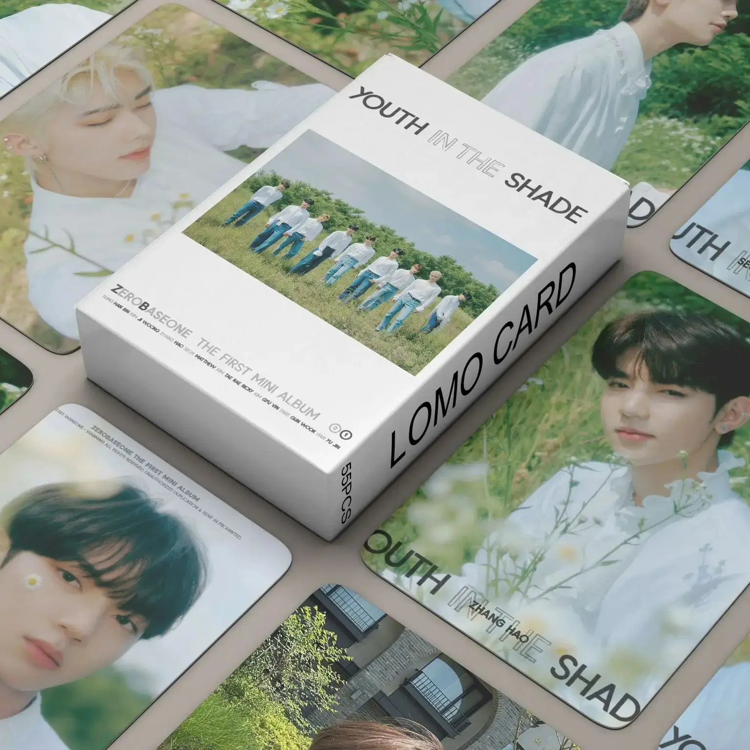 55Pcs Kpop Zb1 Lomo Cards Zerobaseone Photocard Youth In The Shade Album Photo Print Cards Set Fans Collection