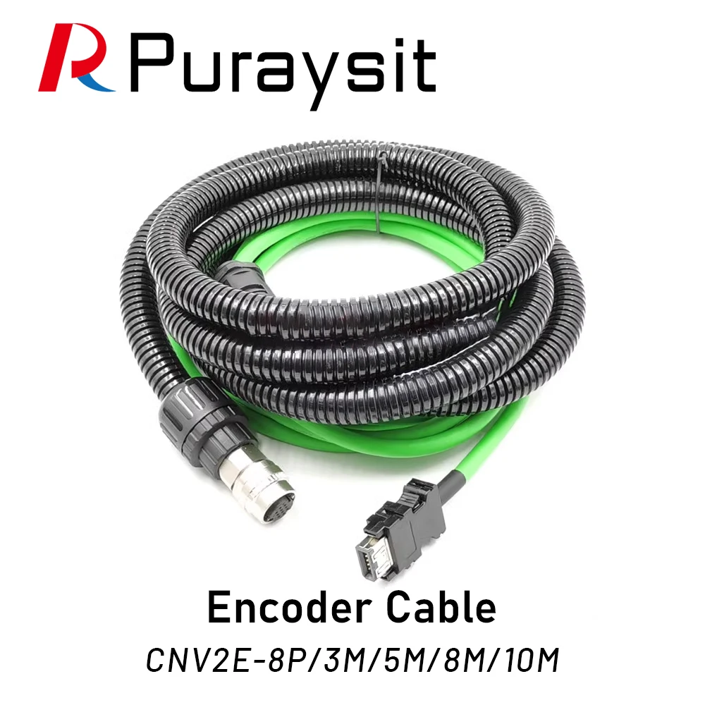 Cabo Principal Reto do Codificador do Servo Motor Cnv2e8p 3m 5m 8m 10m 15m para Mitsubishi M70
