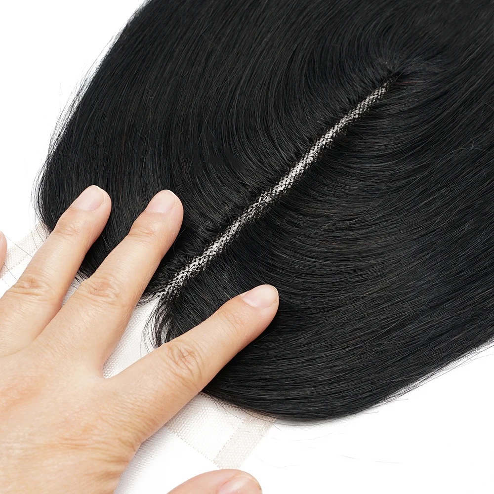 Ombre Blonde T4x5x1 Part Lace Closure Middle Part Brazilian Straight Human Hair Lace Closures For Black Wome 12 Inch
