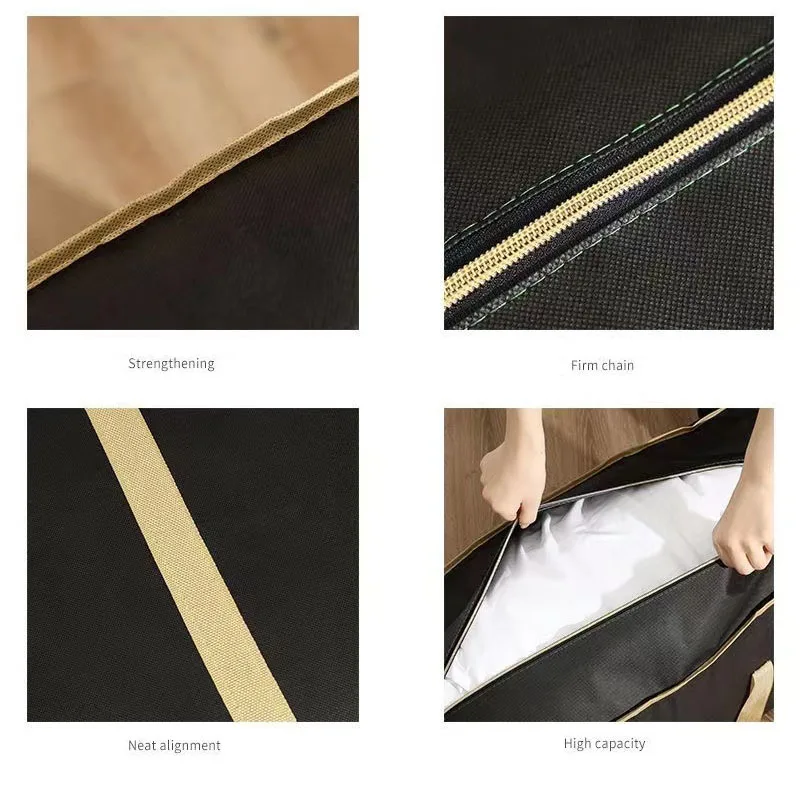 New Portable Foldable Duffle Bag Moving House Hand Bag Large Capacity Folding Luggage Bag Travel Clothes Storage Bags Zipper