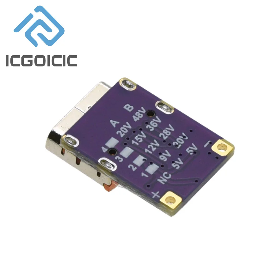 Advanced Fast Charging Module with Multi-Voltage Trigger and Type C Interface