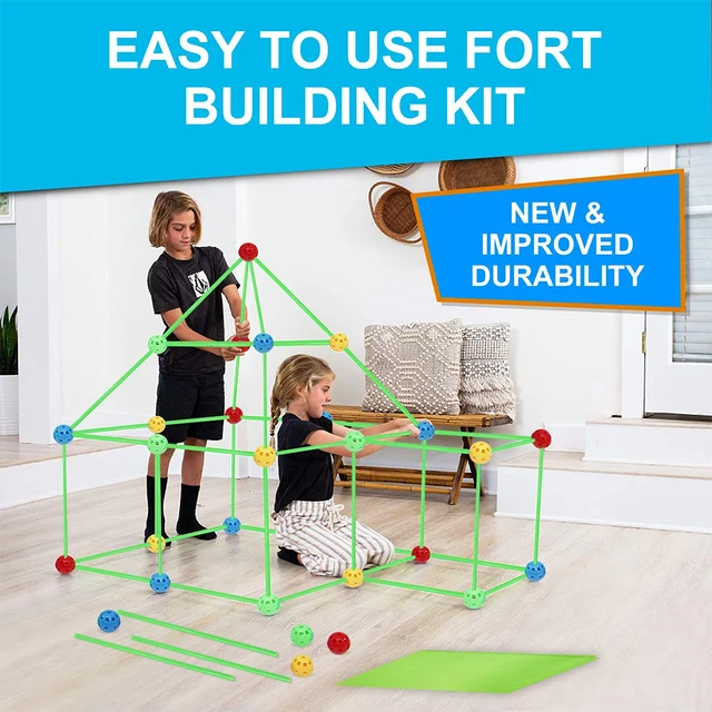 1 Set Construction Toys Educational Toys Kids Cardboard Construction  Cardboard Tools Toys Fort building kit - AliExpress