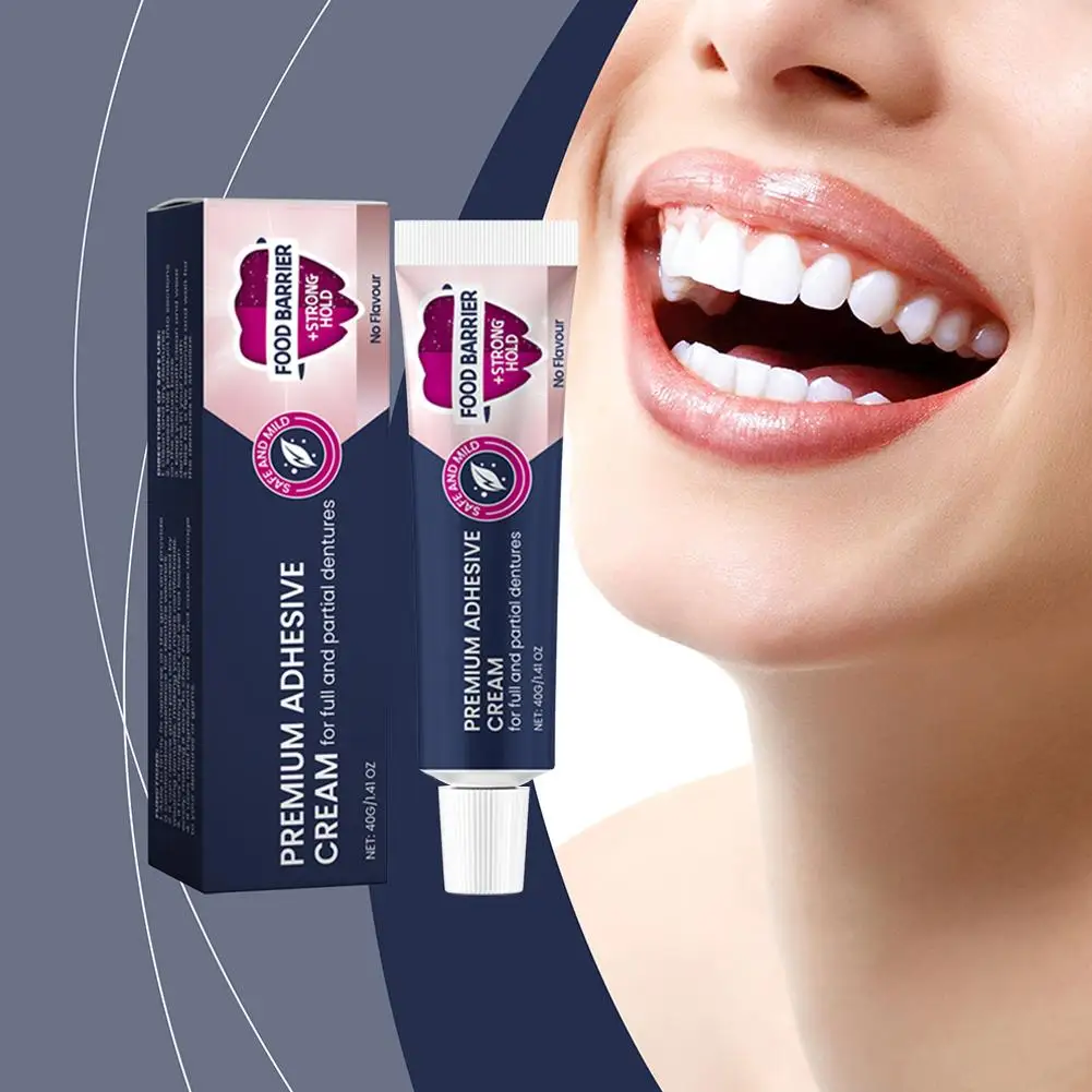 Fixodent Dental Adhesive Cream For Denture Original Strong Complete Professional Dentures Glue Dentistry Products Mater G9z9 40g