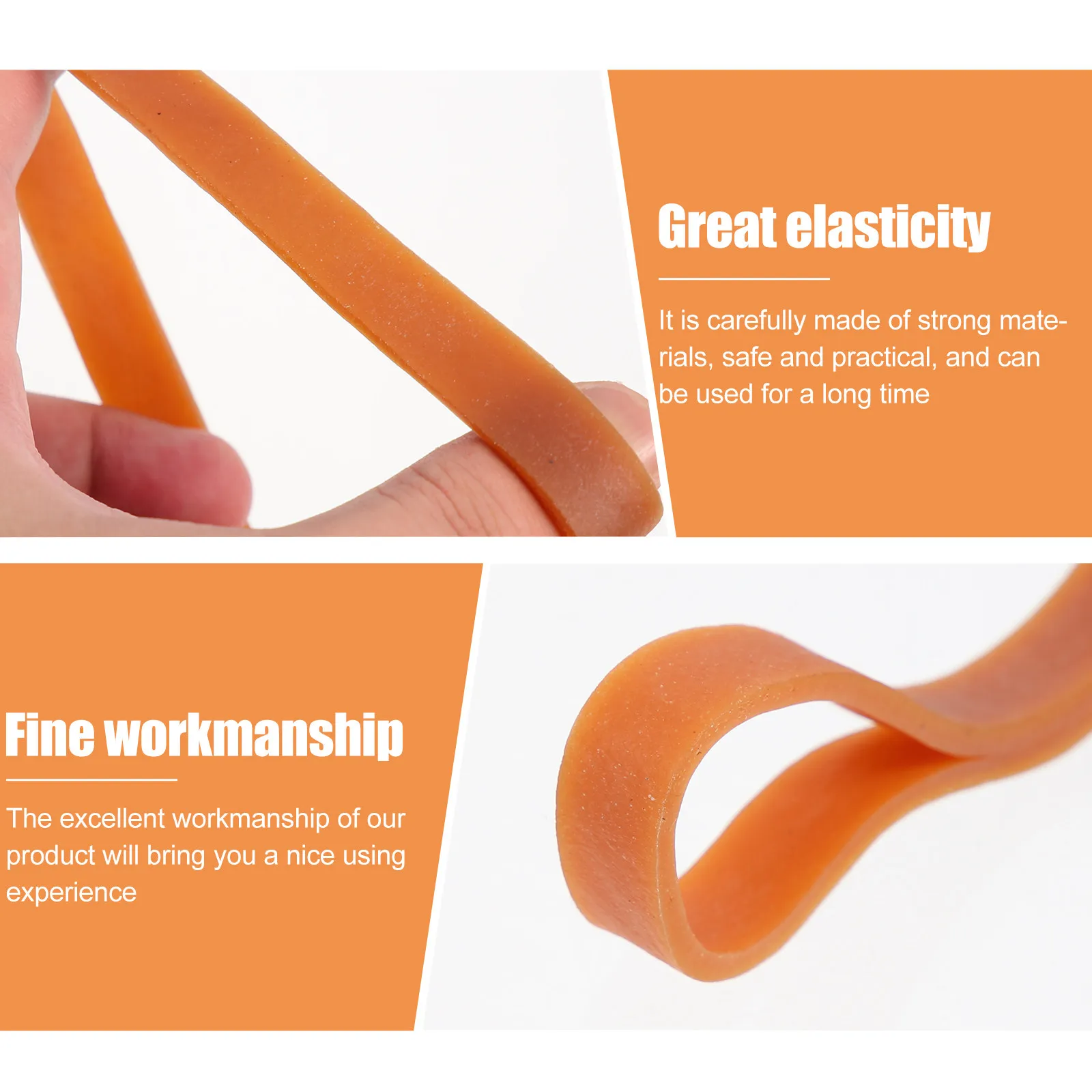 1 세트 두꺼운 고무 밴드 바인딩 벨트 다기능 탄성 스트랩 금형 고정 헤비 듀티 고무 밴드 산업용 도자기 도구