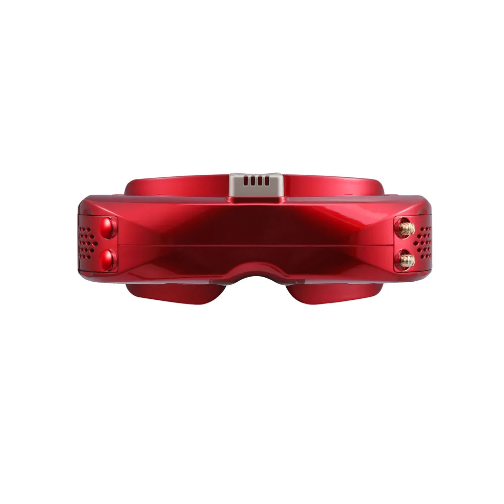 Vue rapprochée de l'écran HD des Lunettes FPV 04X Pro Noir Mat, montrant l'interface de pilotage.