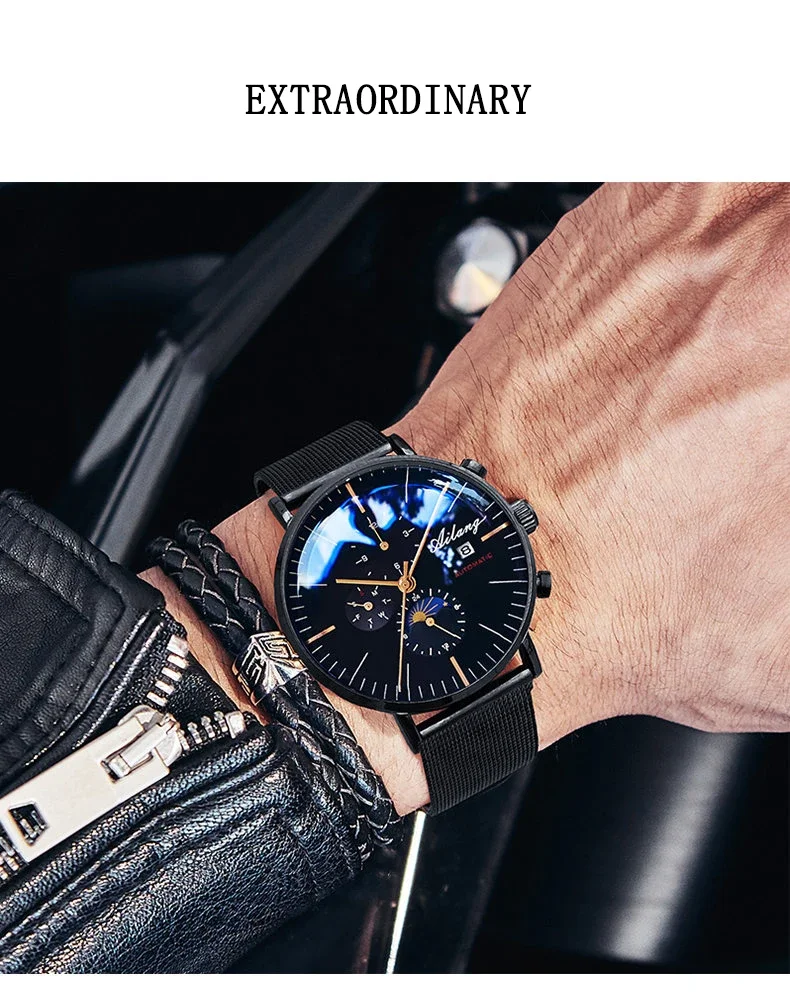 Männer AILANG Uhr Top Design Marke Automatische Uhr Männer Mechanische Taucher Uhren männer Diesel Uhr Minimalistischen männlichen Minimalismus – Detail 19