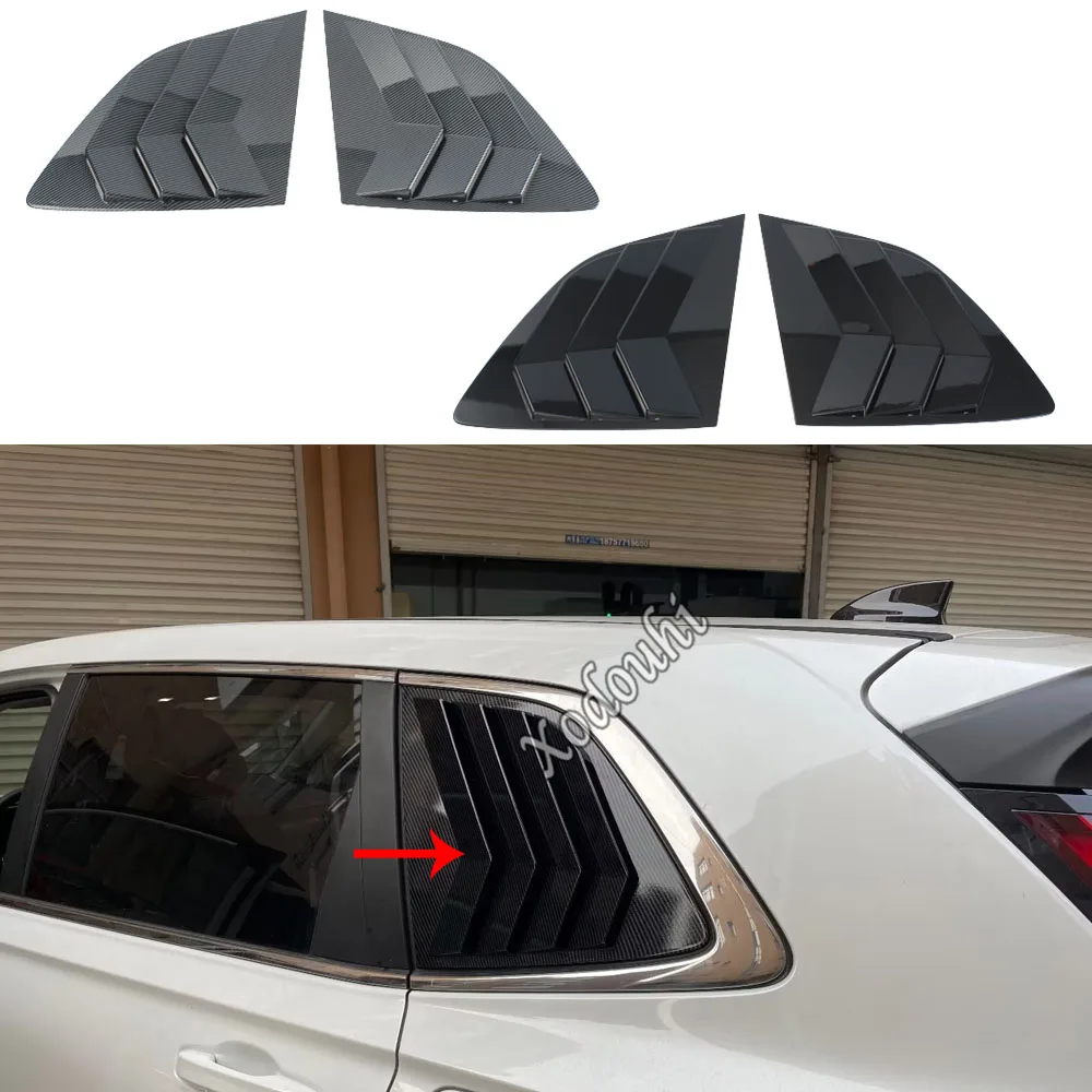

Автомобильные Боковые Накладки на заднее окно, решетки вентиляционного отверстия, отделка, декоративная рамка для Honda CRV CR-V 2023 2024, автомобильные внешние аксессуары