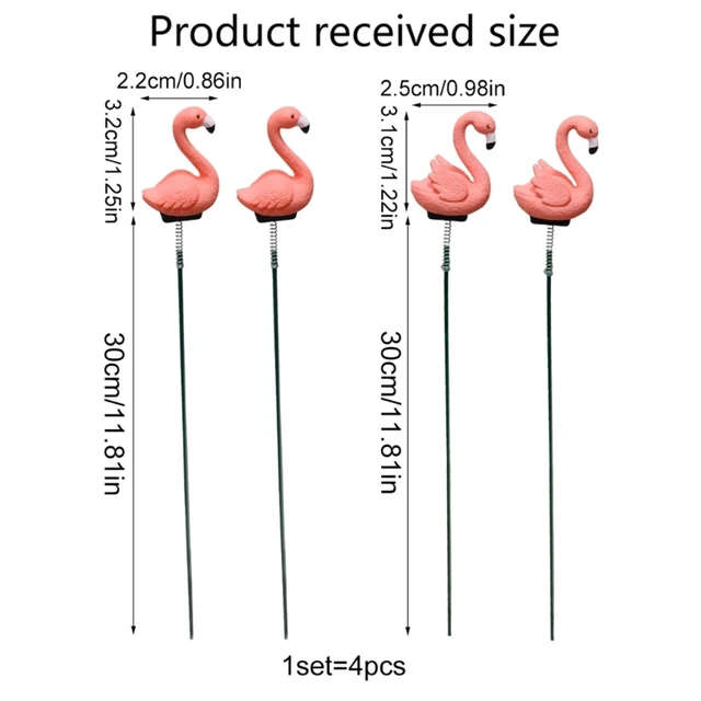 594C 4Db Flamingo Garden Stakes Decoration Yard Art Beltéri Kültéri Gyep Út - Image 6