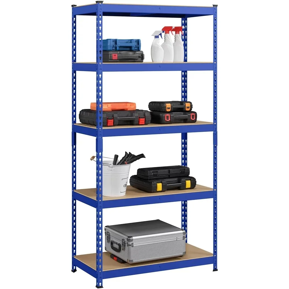 

Storage rack, 5 shelves without bolts and adjustable steel storage rack units, each shelf can hold 705 pounds, storage rack