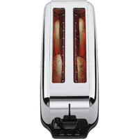 Commercial WCT704 4 Slice Extra Long Slot Light Duty Pop-Up Toaster, 120V, 5-15 Phase Plug 2