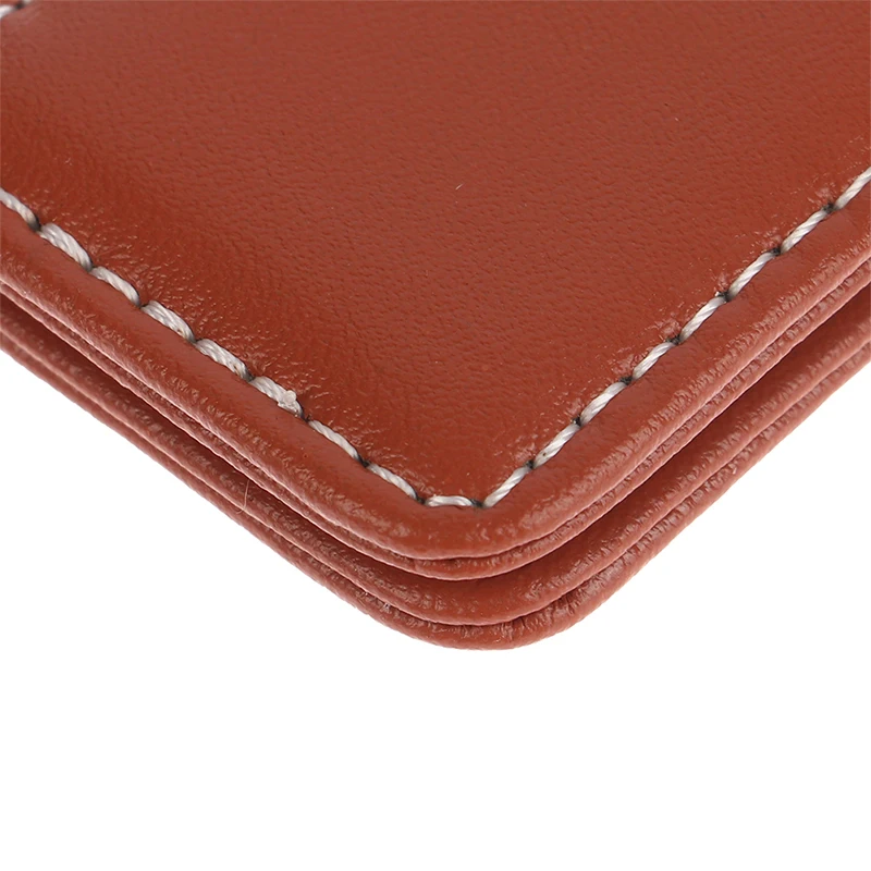 Money Clip Wallet Slim Men Women Vintage Strong Magnet Money Clip Cow PU Leather Pocket Clamp Credit Card Cash Wallet 1Pc