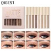 Colorful Liquid Eyeshadow Cream Smooth Nude Eye Makeup Long Lasting Waterproof Eye Stick Blush Dual Purpose Contour Cosmetic Set 5