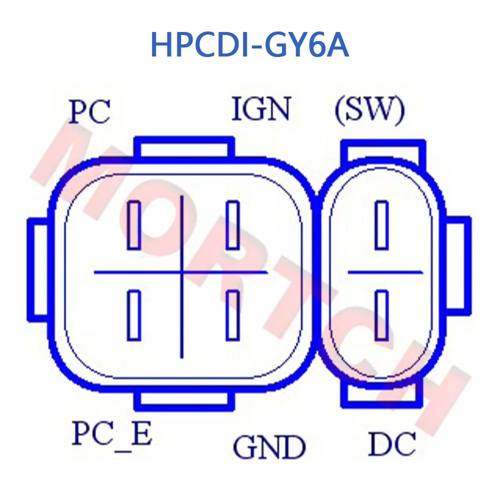 Рисунок 2 - HPCDI-GY6A GY6 50cc - 300cc Racing DC CDI