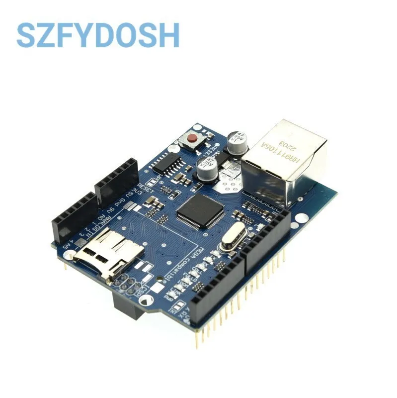 Shield Ethernet Shield W5100 R3 Uno Mega 2560 1280 328 Scheda Di Sviluppo Unr R3 W5100 Per Arduino