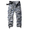 Men Combat Pants With Knee Pads Tactical Cargo Sport Trousers Camouflage Multicam Trekking Hunting Clothes（Not belt） 1