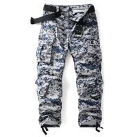 Men Combat Pants With Knee Pads Tactical Cargo Sport Trousers Camouflage Multicam Trekking Hunting Clothes（Not belt） 1