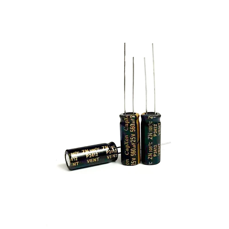 10PCS/Lot High Frequency Low ESR Aluminum Electrolytic Capacitor 20% 25V 560UF 470UF 100UF 8*20MM 8*15MM 6*11MM