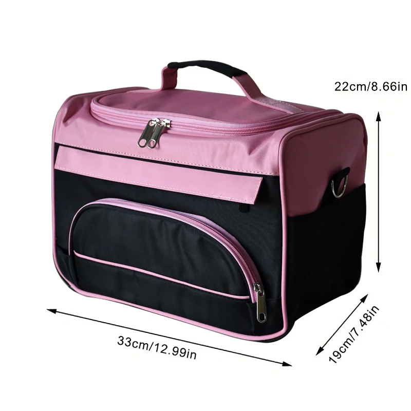 Hair Scissor Bag Salon Barber Handbag Hairdressing Comb Tools Bag Makeup Storage Travel Hairstyling Carry Case