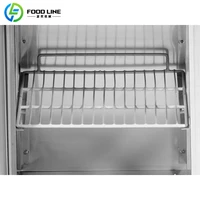 Réfrigérateur d'affichage de 2 portes d'acier inoxydable de cuisine commerciale d'usine de la Chine pour le stockage de boissons 4
