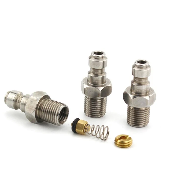 Adaptateur PCP Filetage 3/8-24UNF Avec Clapet Anti-retour Et Prise Rapide 8mm