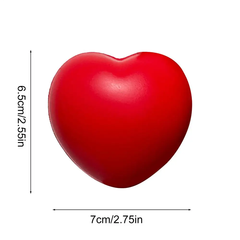 Hand Strengthening Exercise Heart Shaped Squeeze Stress Ball Finger Massage Ball Hand Grip Ball For Hand SqueezeStress Relief