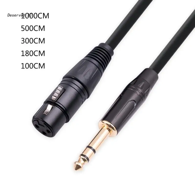 TRS-1-4-Inch-to-XLR-Cable-XLR-3-Pin-Female-to-Quarter-Inch-Male ...