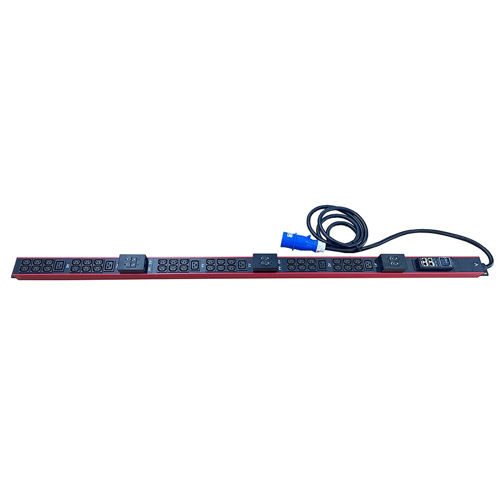 

21 kW three-phase IP acquisition Smart PDU 36 port C13 6 port C19 0U Vertical installation of 10-foot cable