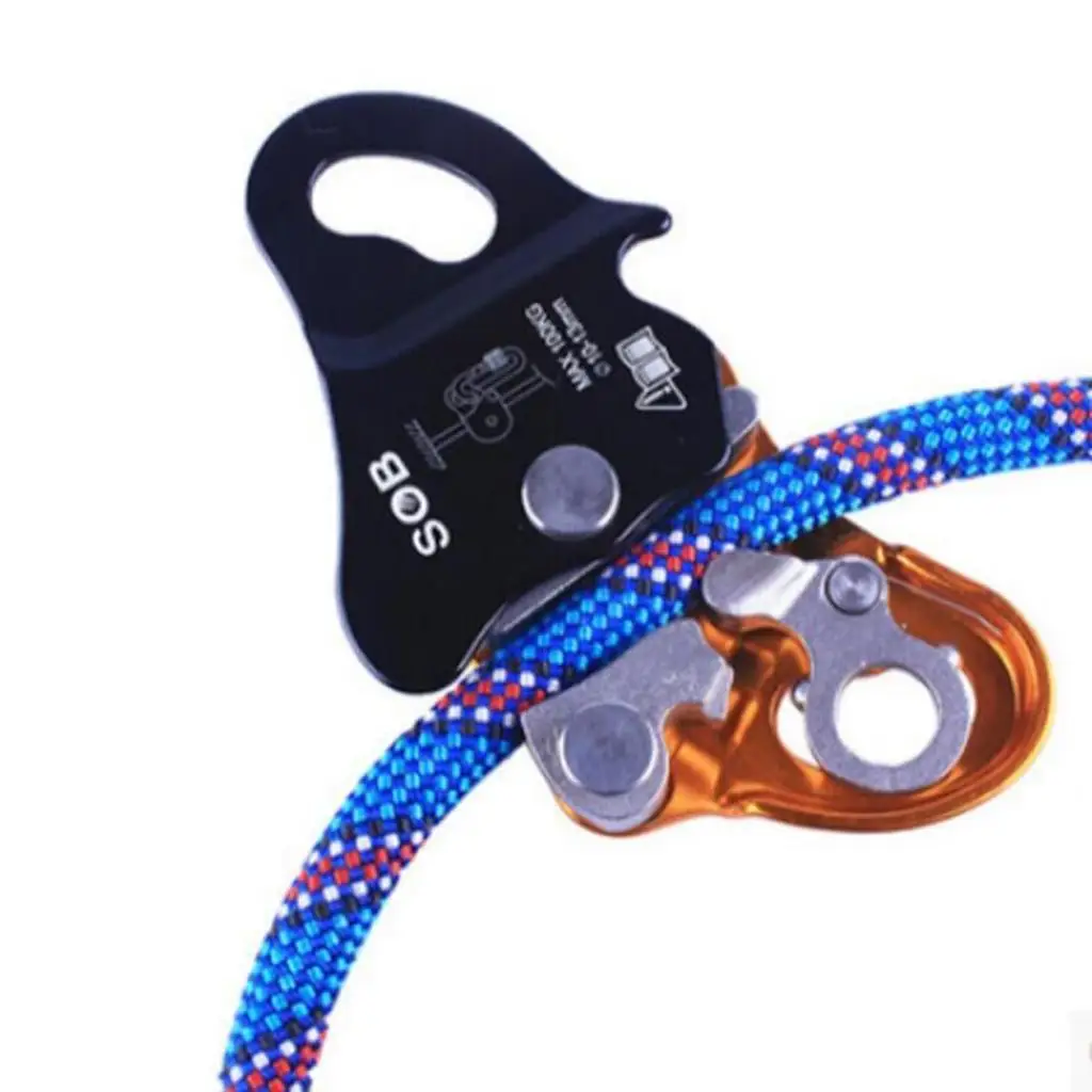 High Quality Outdoor Rock Climbing Gear Aluminum Grab Protecta for 8mm - 13mm Rope Camping Hiking Equipment Climbing Accessory