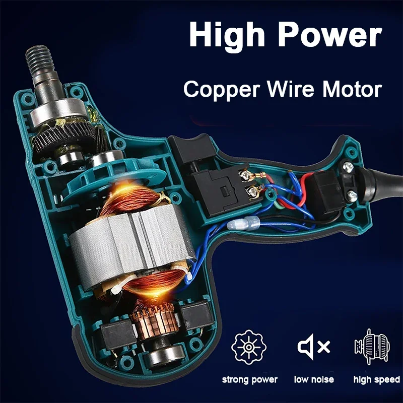 600W Multi-function Car Polishing Machine 5inch 6-speed Regulating Waxing Household Electric Car Scratch Repair Sealing Glaze