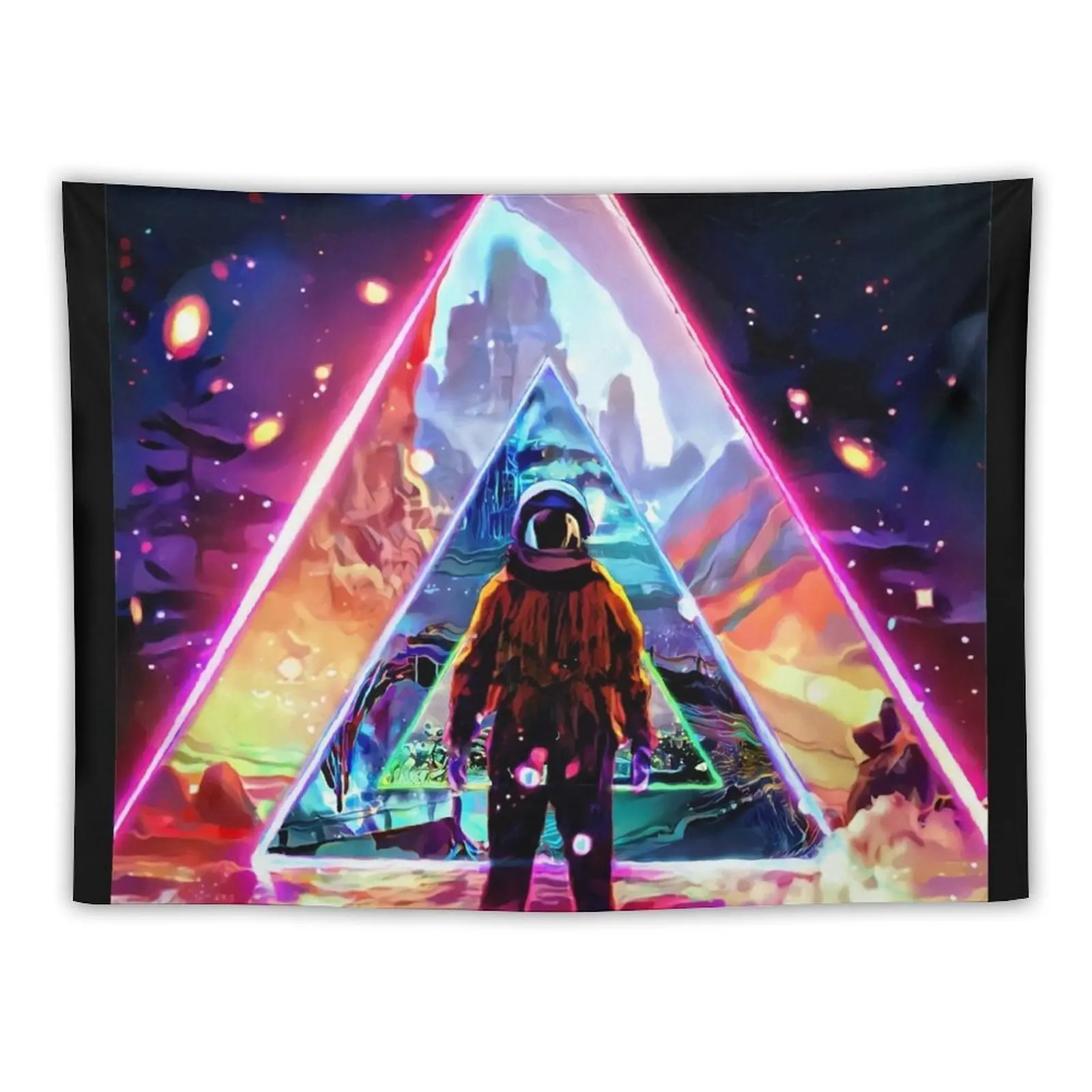 

Cosmic Triangle Travel Tapestry Wall Art Aesthetic Room Decors Room Decorations Tapestry