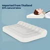 New Natural Latex Pillow with Organic Cotton Cover Standard Size Soft Pressure Relief Neck Pain Relief Bed Pillow for Side Queen 1