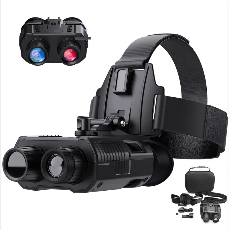 

Головное крепление ночного видения очки-бинокль инфракрасное цифровое 3D оборудование для охоты кемпинга 1080P видео для охоты